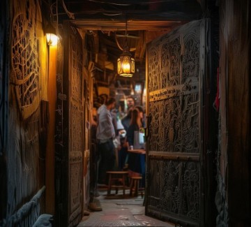 一扇门，千年故事；一盏灯，点亮顾客心——餐饮店活动营销方案